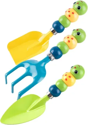 1 Set Gardening Tools Cartoon Shovel and Rake for Planting Digging Weeding and Transplanting Encourages Outdoor Play and Practical Skills