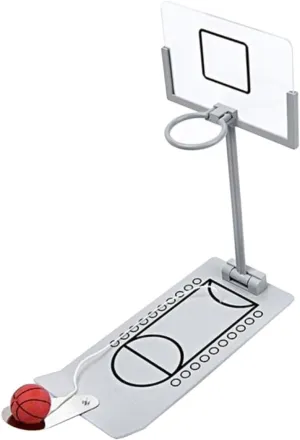 1 Set Mini Basketball Game Machine Tabletop Basketball for Interactive Fun for Boys and Develops Coordination and Parent Bonding for Indoor Play