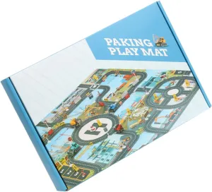 1 Set Traffic Learning Carpet Alloy Car Game Pad Interactive Game Toy Boys and Girls Educational Toy Parent-Child Interactive