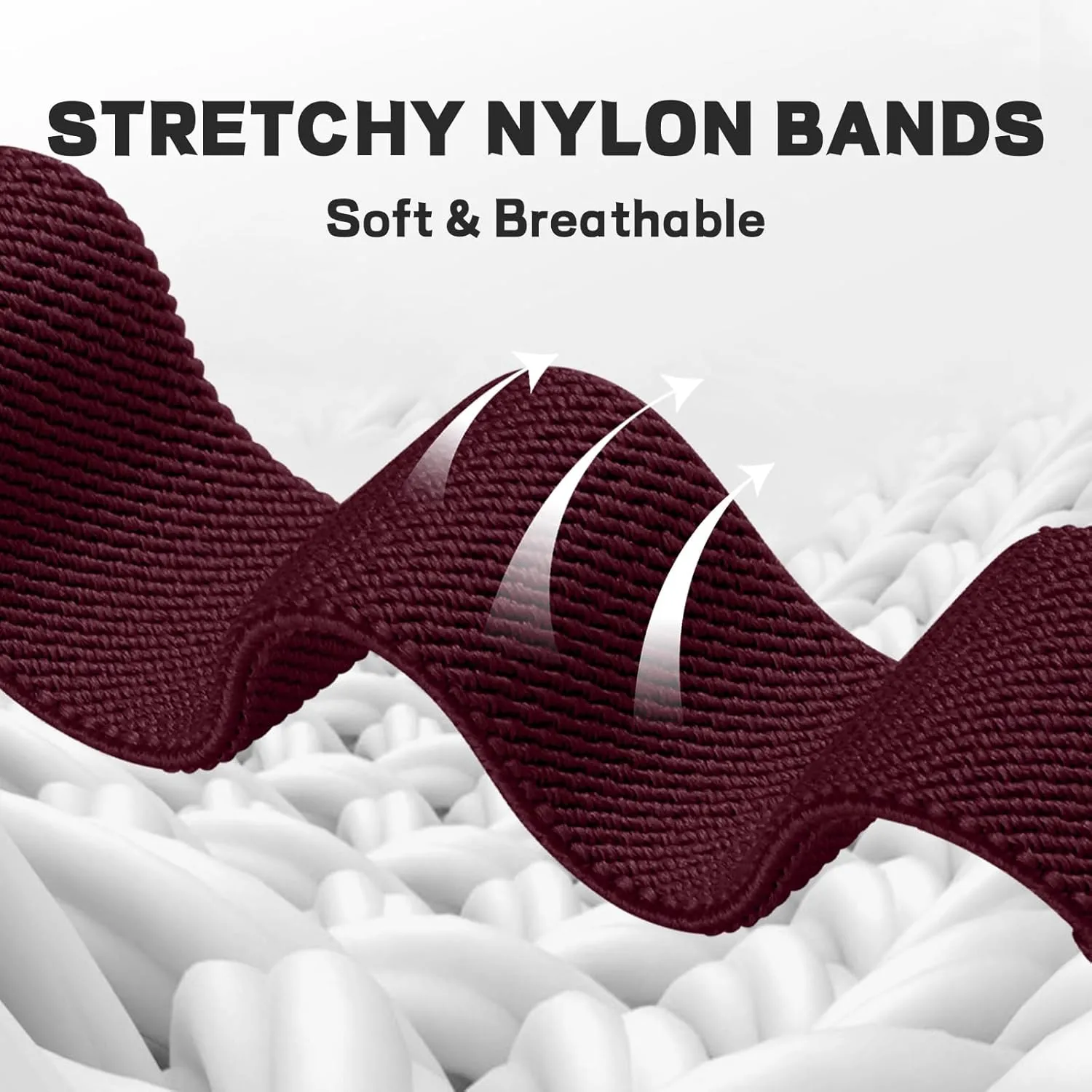 10 Pack Stretchy Nylon Solo Loop Bands Compatible with Apple Watch bands for men 49mm 46mm 45mm 44mm 42mm 41mm 40mm 38mm, Adjustable Soft Elastic Braided Straps for iWatch Ultra 2/Ultra Series 10/9/8/7/6/5/4/3/2/1/SE