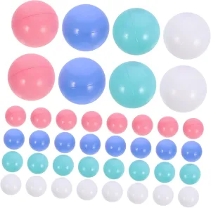 100pcs Colorful Ocean Balls for Pool Games Safe Decorative Pits Balls for Fun Party Game Props for Playhouses and Tents