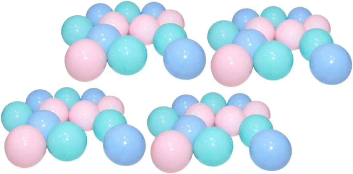 100pcs Crush Ocean Balls for Balls for Birthday Parties Develops Hand Eye Coordination