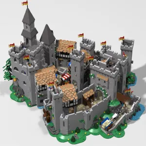 10305 Castle Epic Extended Version with Fully Detailed Interior 12988 Pieces MOC for Age 18 