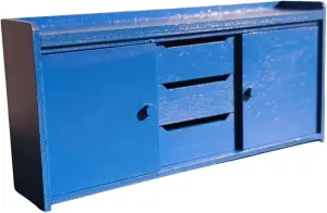 1/12 Scale Dollhouse Wood Cabinet for Model Toy Living Room Setup, Blue