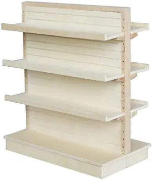 1:12 Scale Rack Dollhouse Accessories Book Shelf Miniature Furniture 4 Tier Bookcase Storage Shelf Shooting Props Desktop Decor (L)