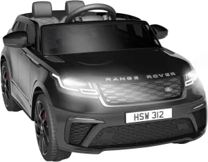 12V Ride On Car, Electric Vehicle Toy for Kid & Toddler, Licensed Land Rover Battery Powered Electric Truck with Parental Remote Control, Music, LED Lights