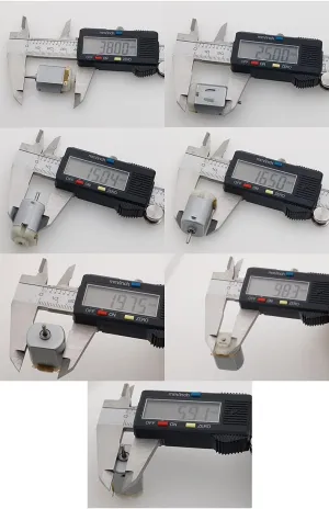 130 Small Motor DC 3-6V Ultra High Speed DIY Hobby Remote Control Toy Car 5pcs 13000rpm Mini Motor for High-speed Toy Car Fan