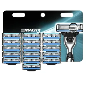 16 Count Razor Blade Refills, Mach 3 Razor Refills for Men