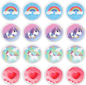 16 Pcs Light up Yo Yo for Kids LED Responsive Ball Plastic Unicorn Yoyo Pink Yoyo Rainbow Heart Yoyo for Beginner Kids Girls Gifts Birthday Christmas