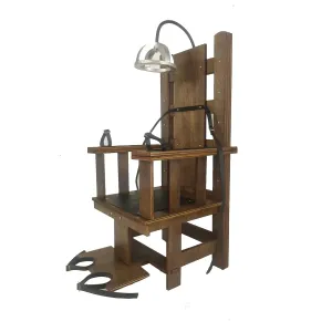 1/6 Scale wooden Electric Chair Torture chair model ， Creative Props Decoration Scene ornaments，Suit For 12 inch action figures Accessories