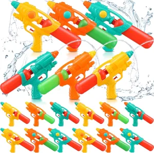 18 Pcs Large Water Guns for Kids Adults Long Range Water Pistol Toy Blaster Squirters Guns for Summer Outdoor Swimming Pool Beach Sand Fighting Play