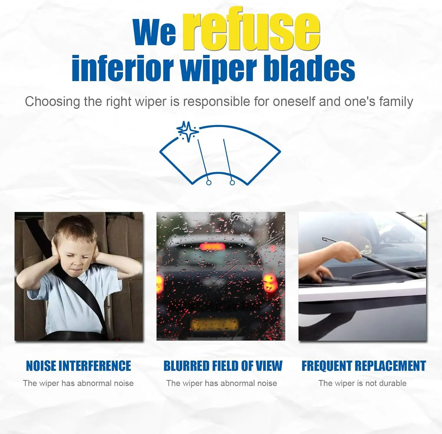 19" 18" Windshield Wipers With 10" Rear Wiper Blade Sets Automotive Replacement for Mini Cooper R56 2007-2012,R50 R53 2005-2006,F55 F56 2014-2022 Easy For Installation (Pack of 3)
