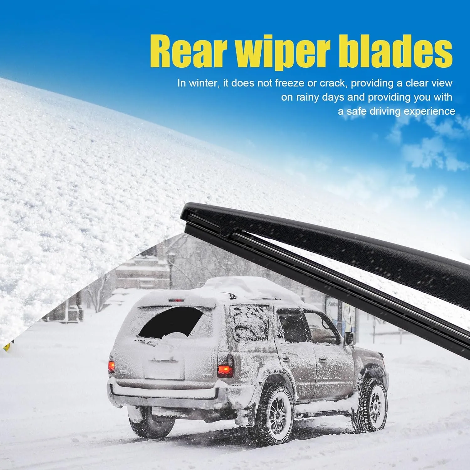 19" 18" Windshield Wipers With 10" Rear Wiper Blade Sets Automotive Replacement for Mini Cooper R56 2007-2012,R50 R53 2005-2006,F55 F56 2014-2022 Easy For Installation (Pack of 3)