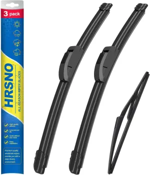 19" 18" Windshield Wipers With 10" Rear Wiper Blade Sets Automotive Replacement for Mini Cooper R56 2007-2012,R50 R53 2005-2006,F55 F56 2014-2022 Easy For Installation (Pack of 3)