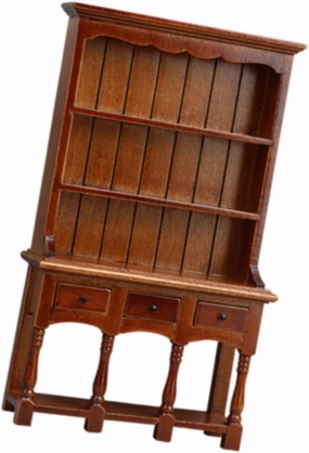 1:12 Scale Dollhouse Bookcase Miniature Display Rack Photo Props Doll House Ornament Wood Display Cabinet for Hallway Bedroom