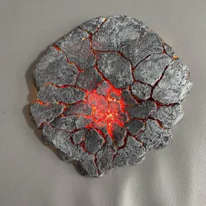 1PC LED Light Figure Scene Battle Platform Magma Base for 1/12 1/6 Action Figure