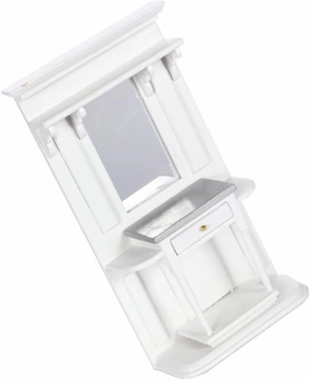 1pc Miniature DIY Dressing Table Model Mini Furniture for Dollhouse Realistic Home Decor Accessory for Model Making and Creative Projects