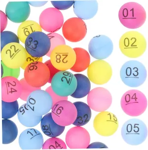 1Set Balls to Colorful Game Balls for Raffles Drawings Parties and Events Durable Easy to Find for Game Nights and Celebrations