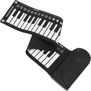 1Set Portable Piano with Horn Electric Keyboard for Enhances Hand Eye Coordination Fun Musical Compact Easy to Store