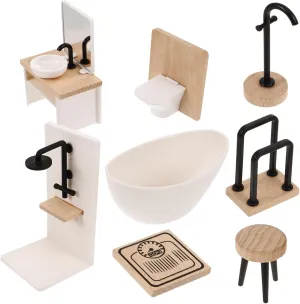1Set Scale Dollhouses for Home Decor and Imaginative Play