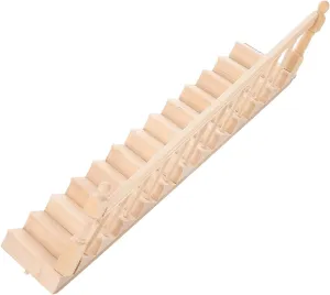 1Set Scale Wooden Stair Model for Dollhouse Decoration for DIY Miniature Gardens and Creative Play for Craft Projects and Imaginative Spaces