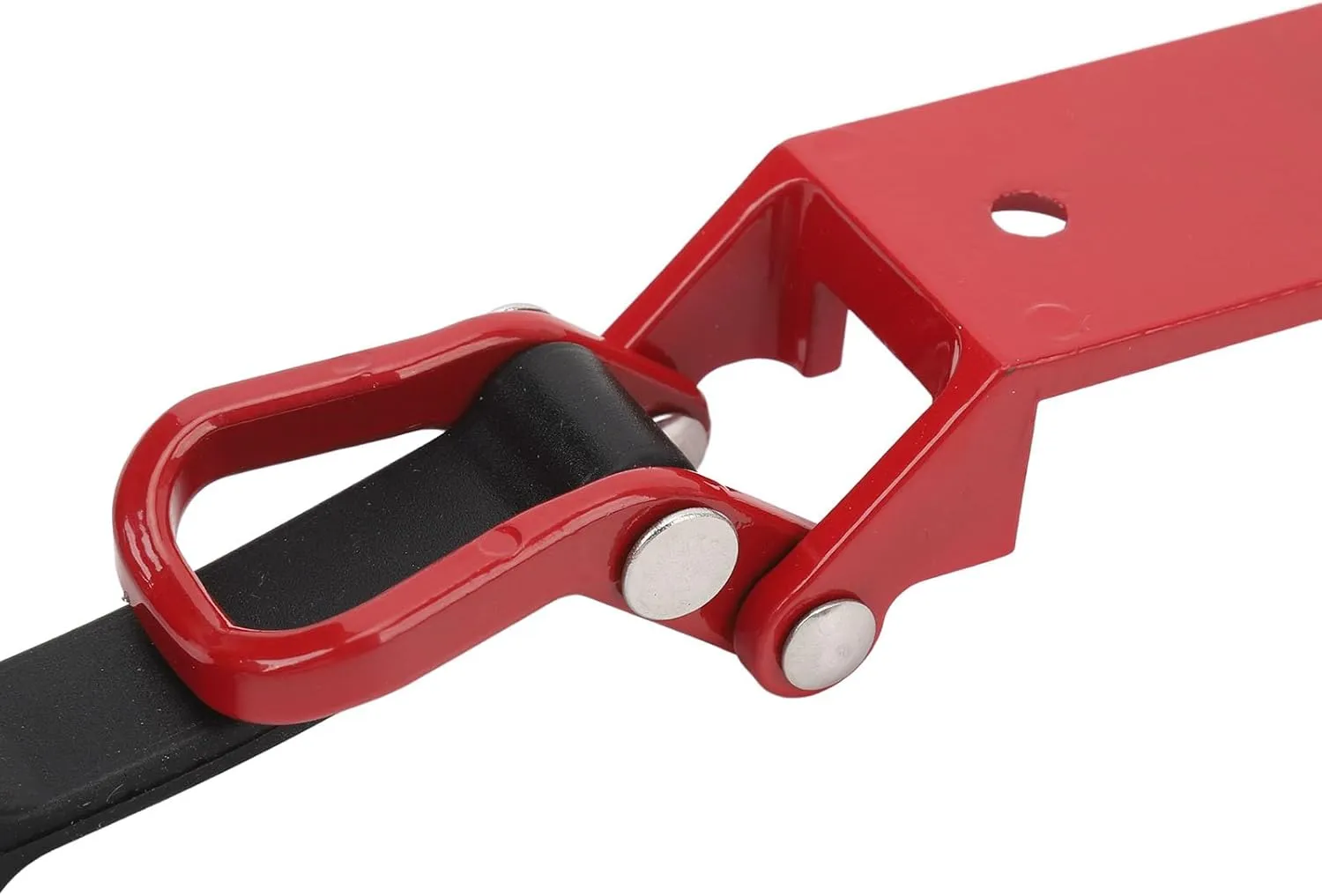 2 Pcs Roof Rack Shovel Holder,Roof Rack Shovel Mount,Heavy Duty Metal Rubber Clamp Mounting Kit for Car Truck Garage Vehicles Outdoor Storage Solution Tool Accessories (Red)