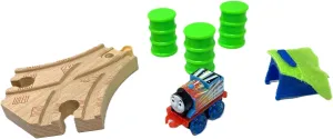 2013 Replacement Mini Train Railroad Engine Barrels Track & More (5 Piece Set)