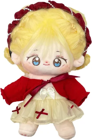 20cm Poseable Plush Doll - Cute Cotton Stuffed Toy with Jointed Skeleton - Anime Soft Dress-Up Doll - Adorable Kawaii Collectible-01