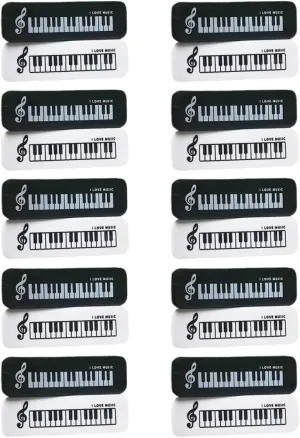 20pcs Piano Shaped Erasers Cute Small Decorative Erasers for Classroom Rewards Home Use and Student Safe Material for Easy Pencil Mark Removal