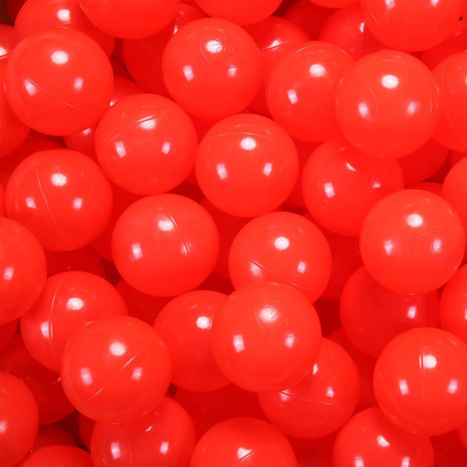 2.75 Inch Big Ball Pit Balls - Crush Proof Plastic Balls for Ball Pit Pack of 50pcs Set for Toddlers Ball Pool Playtent Tunnels with Reusable Storage Bag