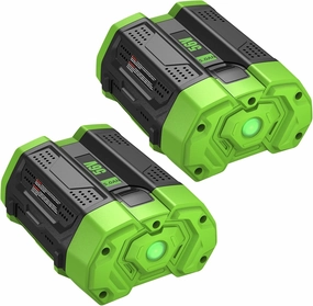 2Packs 56V 5.0Ah Replacement for EGO Battery Compatible with BA1400 Replacement Battery Compatible with EGO 56V Power Tools Lawn Mower Leaf Blower Chainsaw (Black)