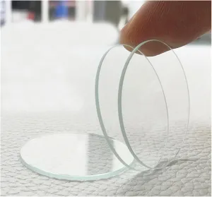 2PCS 1mm Round Watch Glass Crystal 15-45mm Smart Watch Replacement Glass Lens Flat Mirror Watchmaker Watch Repair Tool (Color : 40mm)