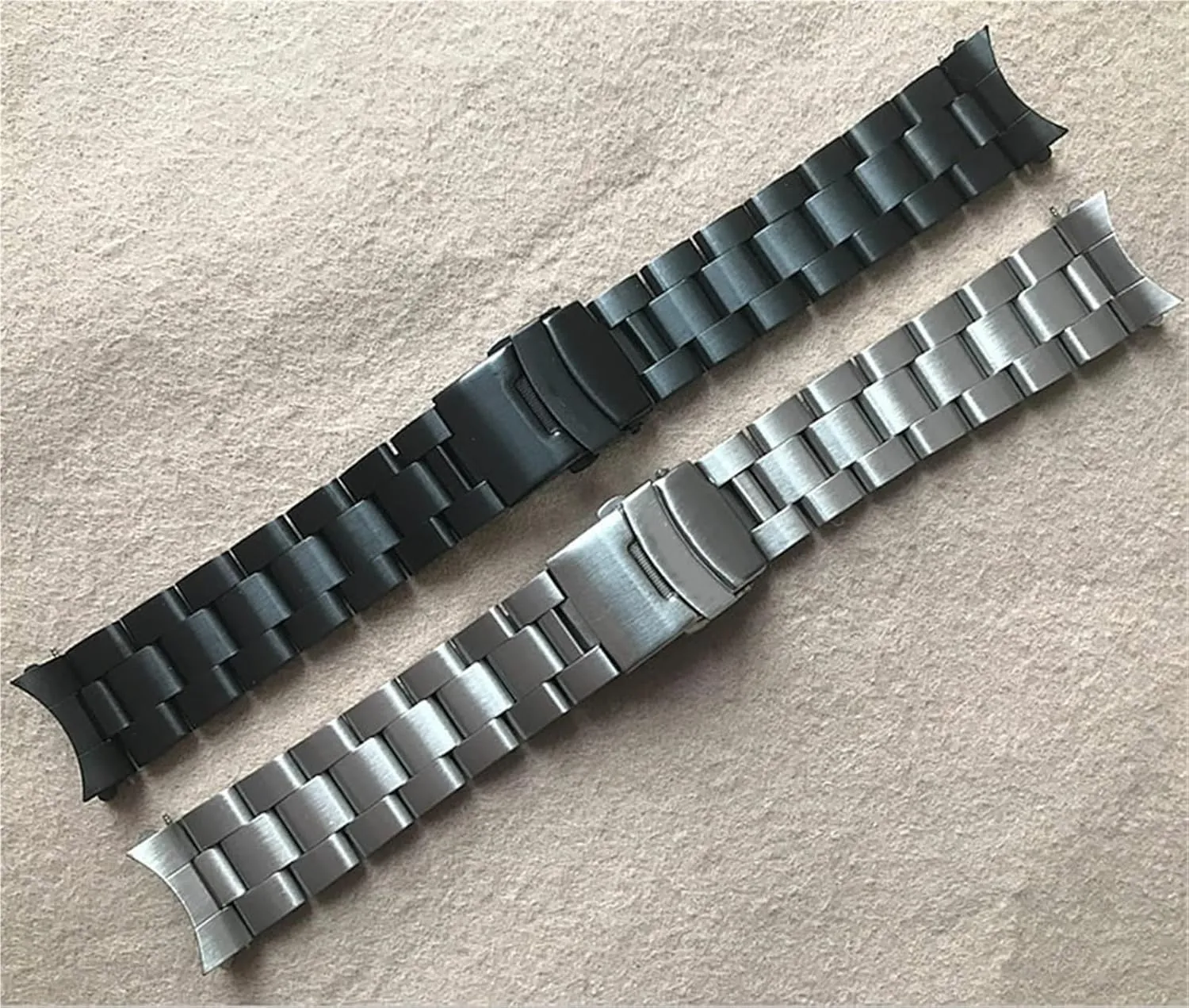 2pcs Stainless Steel Watch Strap 20mm 22mm Universal Replacement Wristband