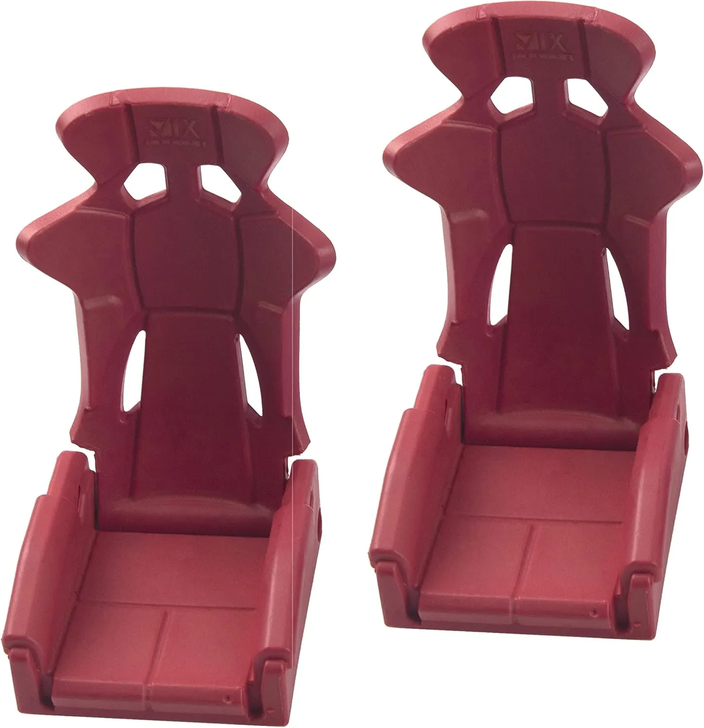 2Pcs Vgoohobby Plastic RC Toy Car Seat Simulation RC Crawler Chair Accessories Compatible with Traxxas TRX-4 Axial SCX10 90046 Tamiya CC01 1/10 RC Crawler (Red)