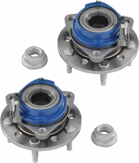 2Pcs 513137 Front Wheel Hub & Bearing Assembly for Chevrolet Classic 04-05 for Chevrolet Malibu 97-03 for Oldsmobile Alero 99-04 for Oldsmobile Cutlass 97-99 for Pontiac Grand AM 99-05