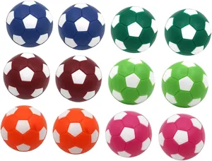 36mm Table Soccer Balls Set 12pcs Mini Soccer Footballs Fade-Resistant for Boys and Girls Play
