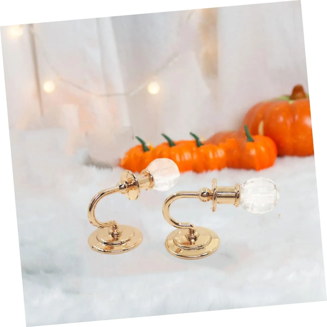 3pairs Miniature Led Wall Lamp of Dollhouse Wall Decor Stylish Design for Mini Houses Lighting for Creating Warm Scenes Safe and Material