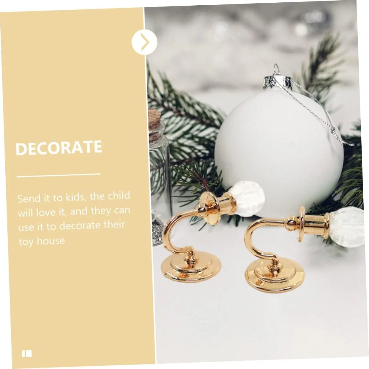 3pairs Miniature Led Wall Lamp of Dollhouse Wall Decor Stylish Design for Mini Houses Lighting for Creating Warm Scenes Safe and Material