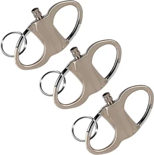 3Pcs Keychain Lighter, Key Chain Lighter Match Strike, Novelty Metal Match Keychains, Mini Waterproof Lighters