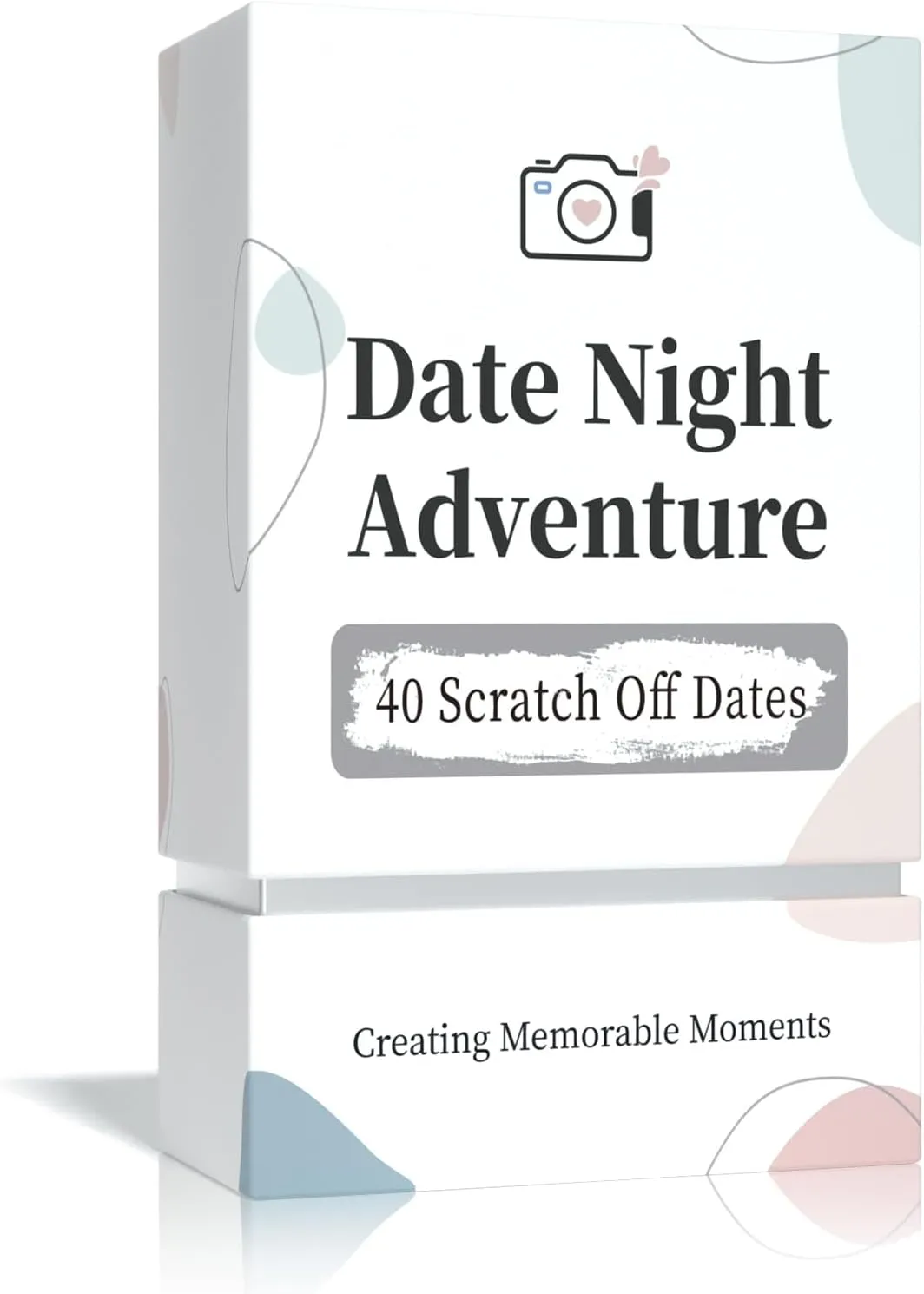 40 Date Ideas Card Games for Couples Date Night - Unique Date Deck Scratch Off Cards, Great Couples Gifts for Boyfriend Girlfriend, Romantic Wedding Anniversaries Newlywed Gifts for Him Husband Wife