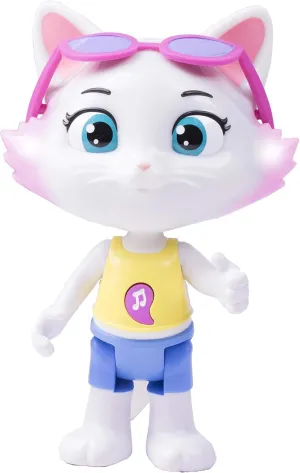 44 Cats 7600180133 – Milady with Function, Pilou Articulated Figure 15 cm with Music, 2 Songs and Light Effects in Your Eyes (Smoby 180134)