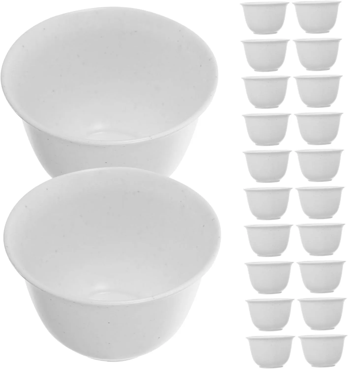 4sets Traditional Teacup Tea Bowl Chinese Style Grace Teaware Vintage Tea Cup Set Thickened Material Longevity and Reliability 48pcs*4