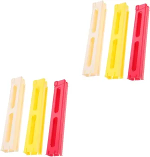 6 pcs Clips Extension Domino Trains Game Clipsrandom Card Toys Creative Accessoriesrandom Holders Accessories Slot Train Color Cards Random Holder Props