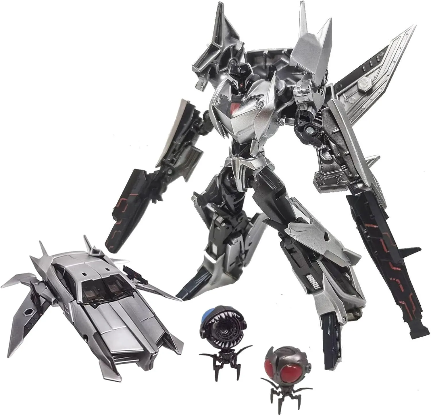 6in Air Warrior Action Figure Flying General Car Robot Toy Decorations Ornaments Holiday Creative Gifts for Boys and Girls