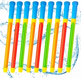 9 Packs Water Gun for Kids Adults, Pool Toys Squirt Gun for Kids Ages 3-5 4-8 8-12,Super Water Soaker Blaster for Party Favors Outdoor Backyard Summer Activities