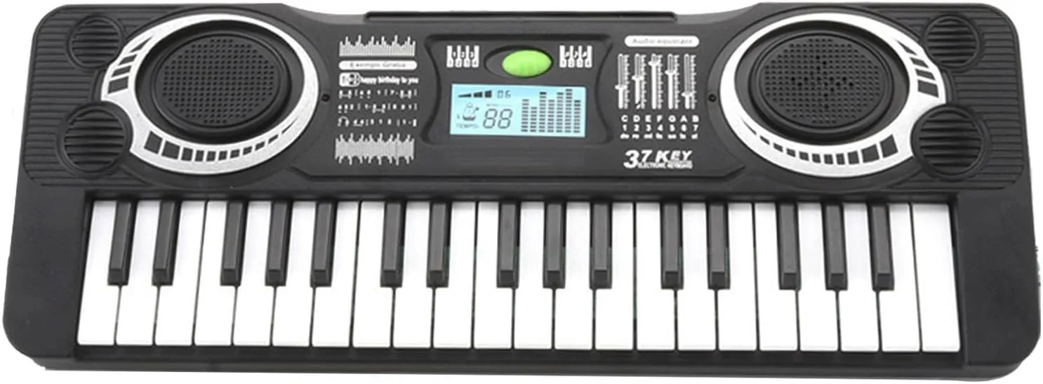 Acouto Portable 37-Key Electronic Piano Toy for Kids with Multifunctional Sound Effects & Safe Materials (Type 2)