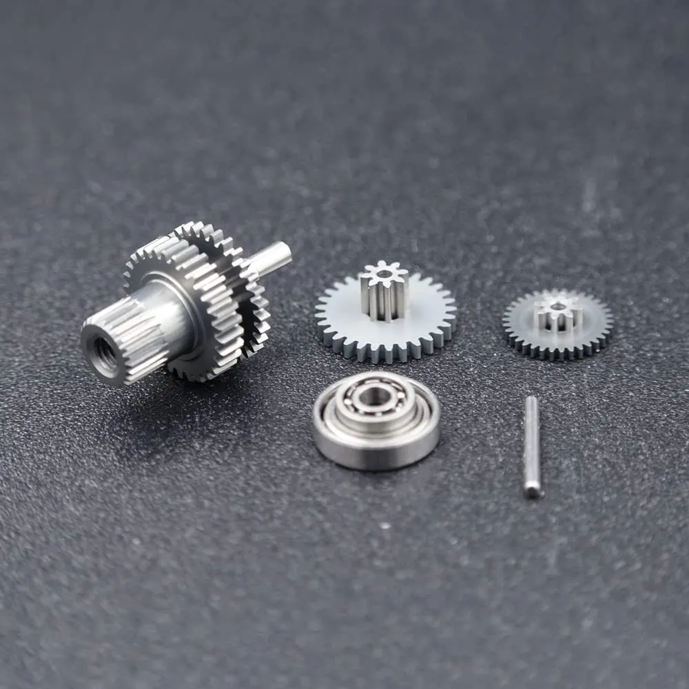 AGFRC RC Servo Gear Set with Bearing, Pins Shaft for A11CLS V3 Mini Z Car Servo