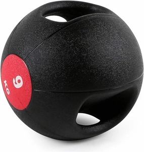 AGYH, Elastic Ball with Handle, Gravity Ball, Waist and Abdomen Balance Ball, with Anti-Leakage Nozzle, 3KG/4KG/5KG/6KG/7KG/8KG/9KG/10KG (Size : 9kg/19.8lb)