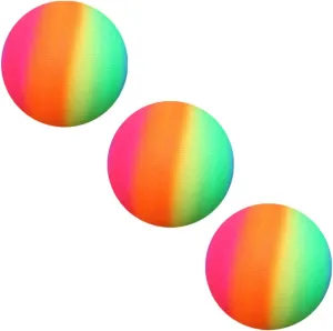 Alasum 3Pcs Rainbow Color Bouncing Balls PVC Inflatable Playground Balls for Active Indoor Play Fun Exercise and Social Development