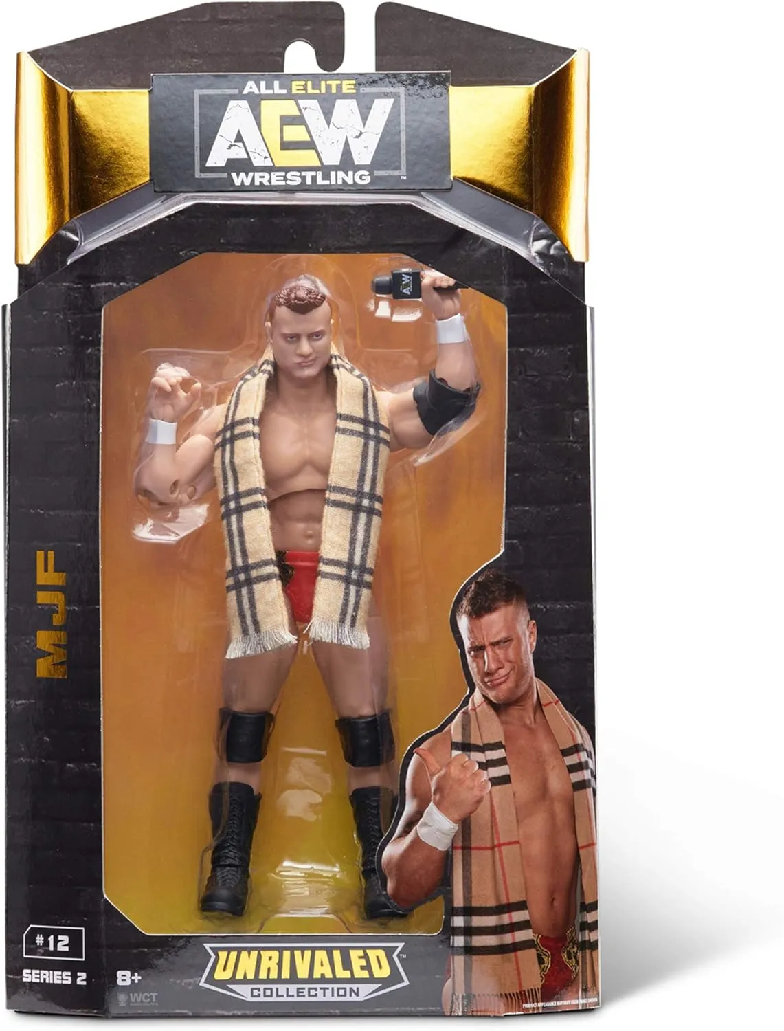 All Elite Wrestling Unrivaled Collection MJF - 6.5-Inch AEW Action Figures - Series 2